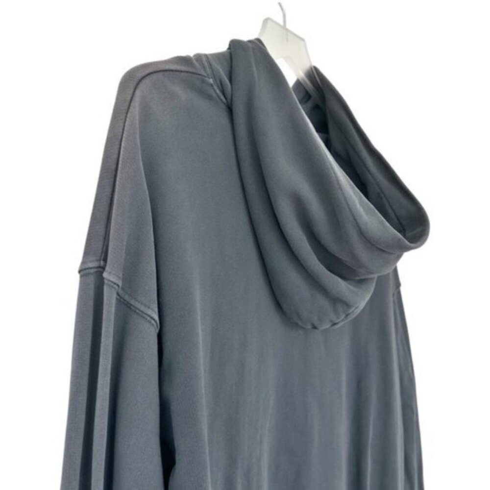 Anine Bing Rowe Eagle Ash Gray Oversized Pullover Hoodie Sweatshirt Size XS - Picture 9 of 13